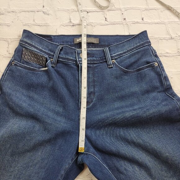 Levi’s Women’s blue 512 perfectly Slimming straight leg jeans size 28 - Picture 4 of 10